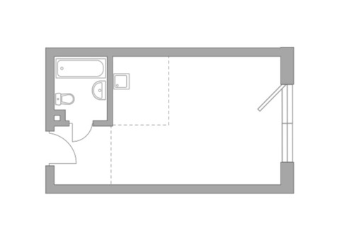 Продается 1-к. квартира, 29,5 кв.м. в ЖК 'HighWay'