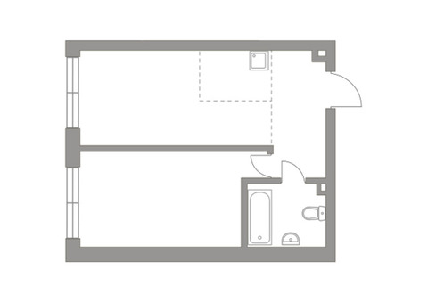 Продается 2-к. квартира, 39,7 кв.м. в ЖК 'HighWay'