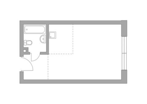 Продается 1-к. квартира, 29,5 кв.м. в ЖК 'HighWay'