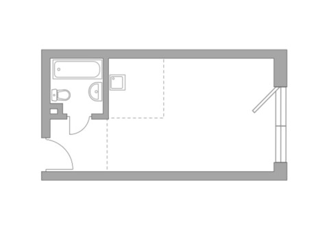 Продается 1-к. квартира, 26,3 кв.м. в ЖК 'HighWay'