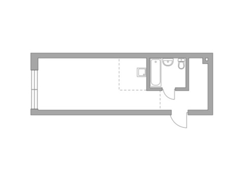 Продается 1-к. квартира, 28,7 кв.м. в ЖК 'HighWay'