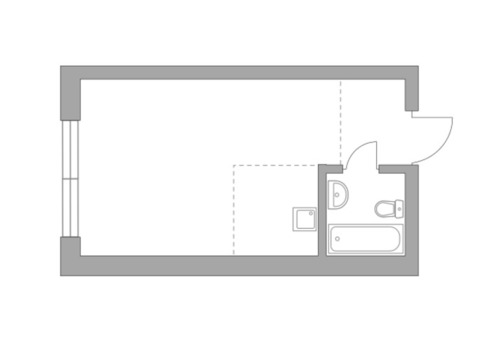 Продается 1-к. квартира, 26,2 кв.м. в ЖК 'HighWay'