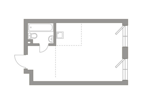 Продается 1-к. квартира, 35,1 кв.м. в ЖК 'HighWay'