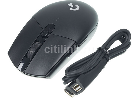 Характеристики мышь Logitech G305 Lightspeed, игровая, оптическая, беспроводная, USB, черный [910-005282]