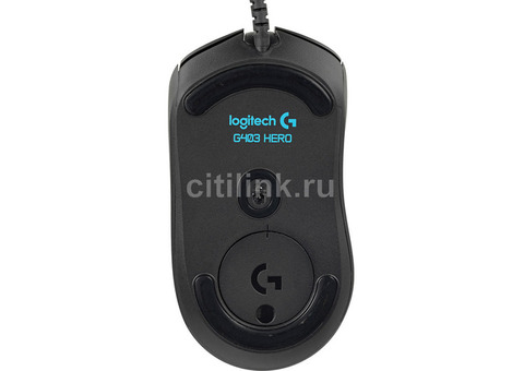 Характеристики мышь Logitech G403 HERO, игровая, оптическая, проводная, USB, черный [910-005632]