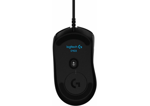 Характеристики мышь Logitech G403 HERO, игровая, оптическая, проводная, USB, черный [910-005632]