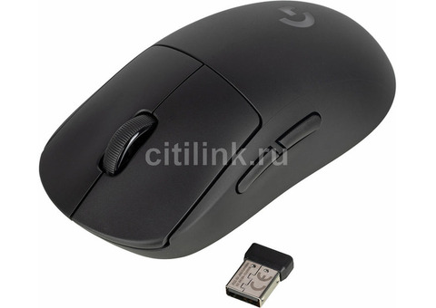 Характеристики мышь Logitech G PRO Wireless, игровая, оптическая, беспроводная, USB, черный [910-005272]