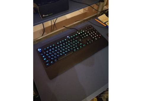 Характеристики клавиатура Logitech G213 Prodigy RGB, USB, c подставкой для запястий, черный [920-008092]