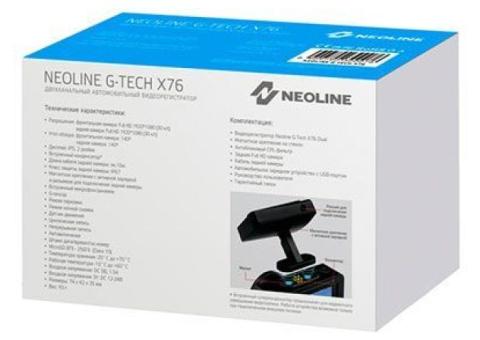 Характеристики видеорегистратор Neoline G-Tech X76, черный