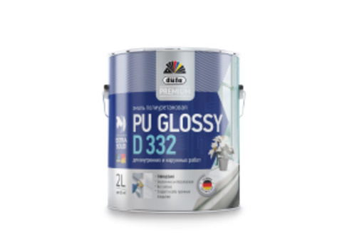 Dufa Premium PU Glossy D332 / Дюфа Премиум ПУ Глосси Д332 Эмаль универсальная полиуретановая акриловая глянцевая