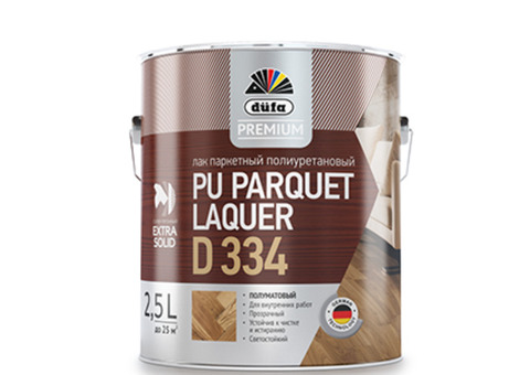 Dufa Premium PU Parquet Laquer D334 / Дюфа Премиум ПУ Паркет Лакер Д334 Лак паркетный полиуретановый полуматовый