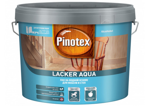 Pinotex Lacker Aqua 70 / Пинотекс Лакер Аква 70 Лак для дерева на водной основе колеруемый глянцевый