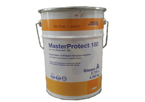 Гидроизоляция MBCC Group (BASF) MasterProtect 180 компонент A RAL 7035 4,36 кг