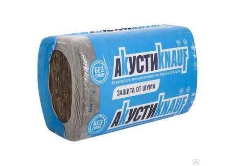 Плита звукоизоляционная Knauf Insulation Akusti 50x610x1230 (12м2/0,6м3)