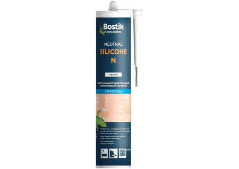 Герметик силиконовый Bostik Neutral Silicone N нейтральный белый 280 мл