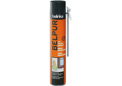 Пена монтажная бытовая Belinka Belpur PU foam Spray 750 мл