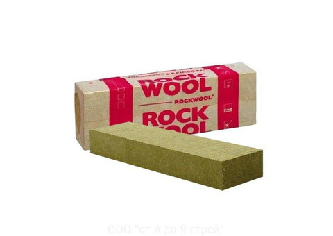 Базальтовая вата Rockwool Фасад Ламелла 1200х200х100 мм 8 штук в упаковке