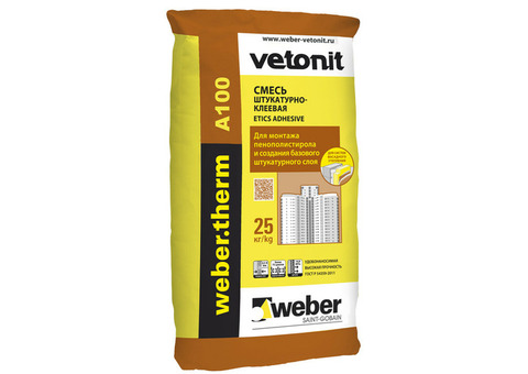 Клей для пенополистирола Weber.Vetonit Therm A100