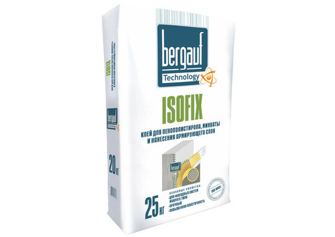 Клей для теплоизоляции Bergauf Isofix Winter 25 кг