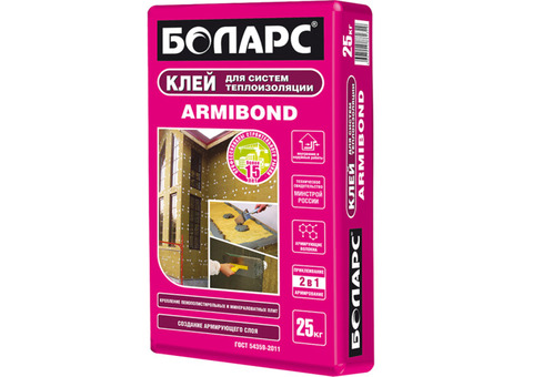 Клей для теплоизоляции Боларс Armibond 25 кг