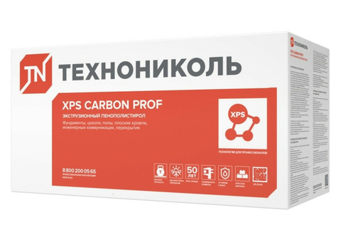 Пенополистирол экструзионный Технониколь Carbon Prof Slope-3,4% S/2 1200х600х30-55 мм элемент K