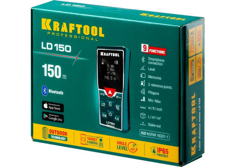 Дальномер лазерный Kraftool LD-150 34767