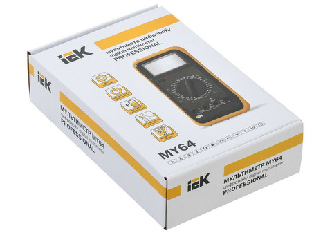 Мультиметр цифровой IEK PROFESSIONAL MY64