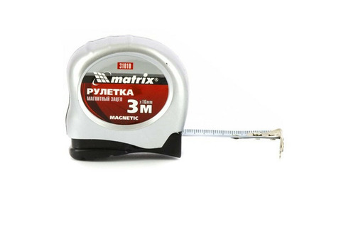 Рулетка Matrix Magnetic магнитный зацеп 3 м х 16 мм 31010