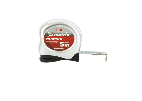 Рулетка Matrix Magnetic магнитный зацеп 5 м х 19 мм 31011