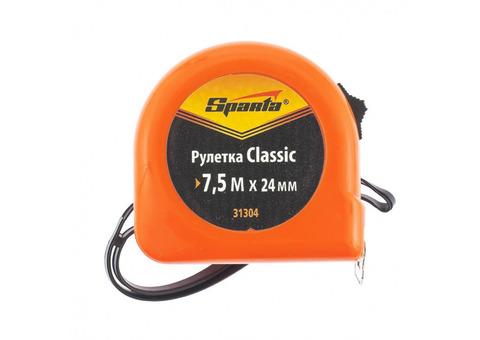 Рулетка Sparta 31304 Classic 7,5 м ширина ленты 24 мм