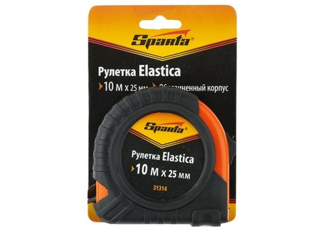 Рулетка Sparta 31314 Elastica 10 м ширина ленты 25 мм