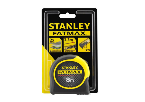 Рулетка измерительная Stanley FatMax Blade Armor 0-33-728 8 м х 32 мм