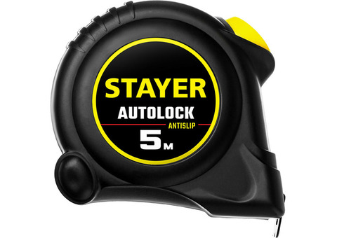 Рулетка с автостопом Stayer 2-34126-05-25_z02 AutoLock 5 м