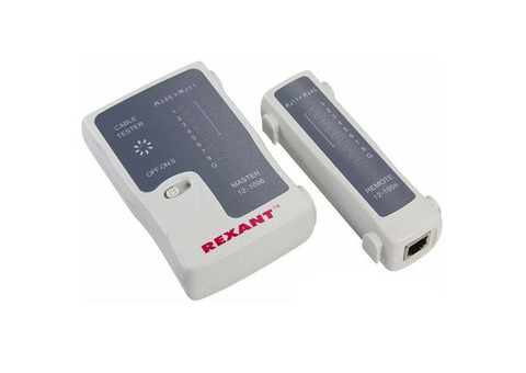 Тестер кабельный Rexant 12-1006 для RJ-45 и RJ-11