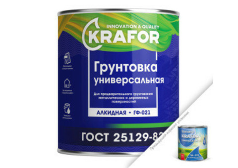 KRafor грунт ГФ-021 красно-коричневый 6 кг 4 26304