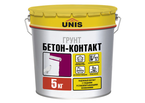 Грунтовка Unis Бетон-Контакт 5 кг