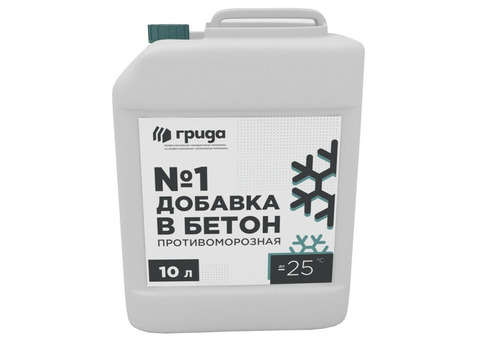 Добавка противоморозная для бетона Грида №1 10 л