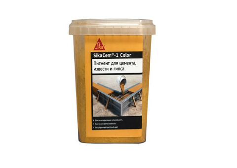 Краситель SikaCem-1 Color жёлтый 0,5 кг