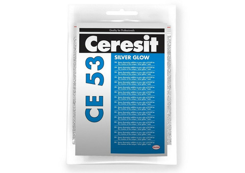 Добавка декоративная для эпоксидной затирки Ceresit CE 53 Silver Glow 75 г