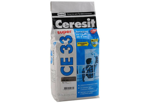 Затирка Ceresit CE33 Super №13 Антрацит 2 кг