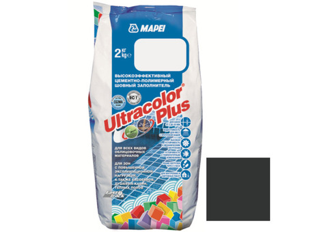 Затирка Mapei Ultracolor Plus 120 черная 2 кг