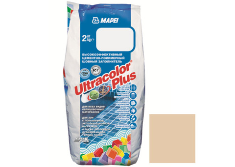 Затирка Mapei Ultracolor Plus 132 бежевая 2 кг