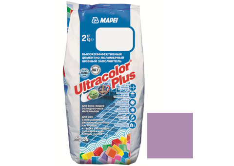 Затирка Mapei Ultracolor Plus 162 фиолетовая 2 кг