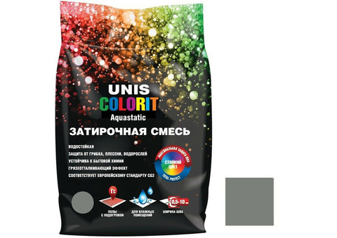 Затирка для швов Unis Colorit Асфальт 2 кг