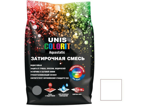 Затирка для швов Unis Colorit белая 2 кг