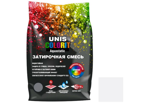 Затирка для швов Unis Colorit серебро 2 кг