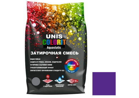 Затирка для швов Unis Colorit сирень 2 кг