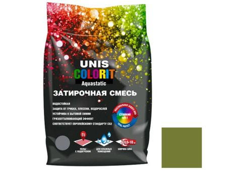 Затирка для швов Unis Colorit травяная 2 кг