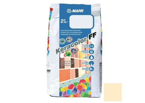 Затирка цементная Mapei Keracolor FF №131 ваниль 2 кг