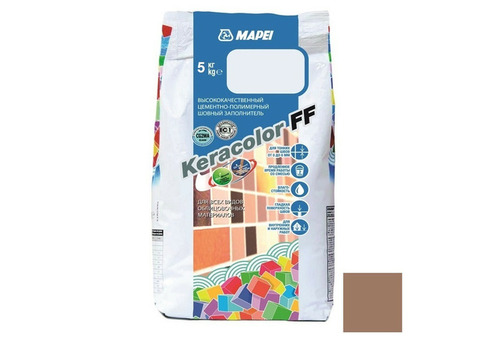 Затирка цементная Mapei Keracolor FF №142 коричневая 5 кг